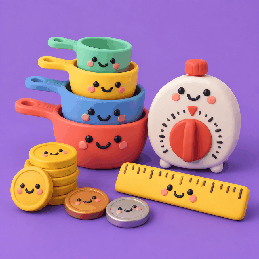 Cover of Kitchen Math Pack, a printable PDF