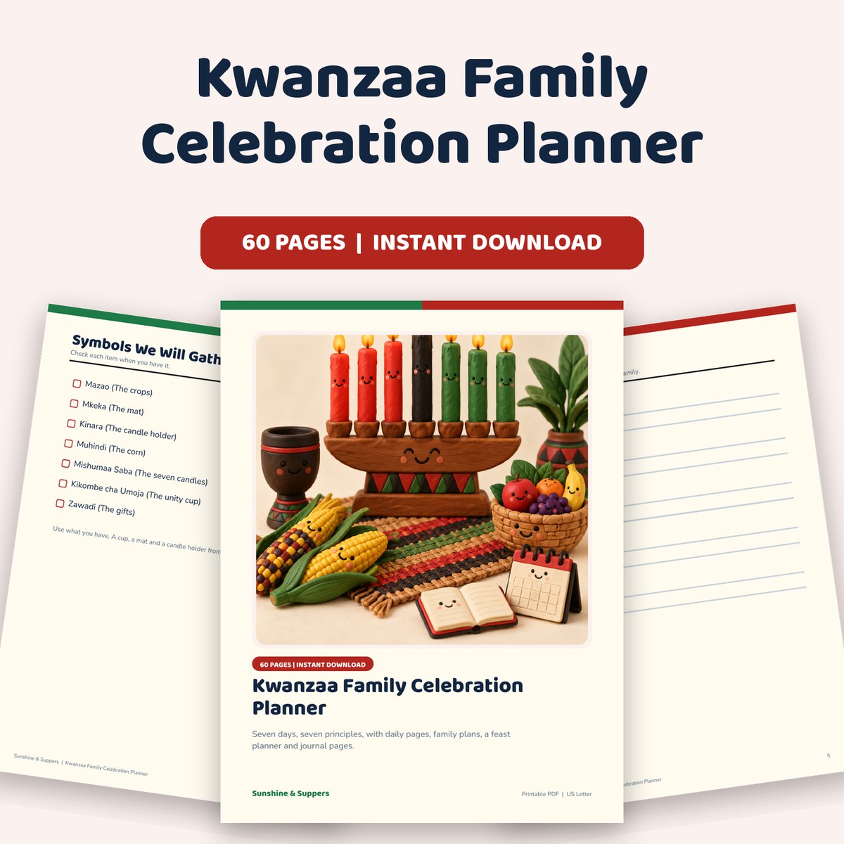 Kwanzaa Family Celebration Planner cover