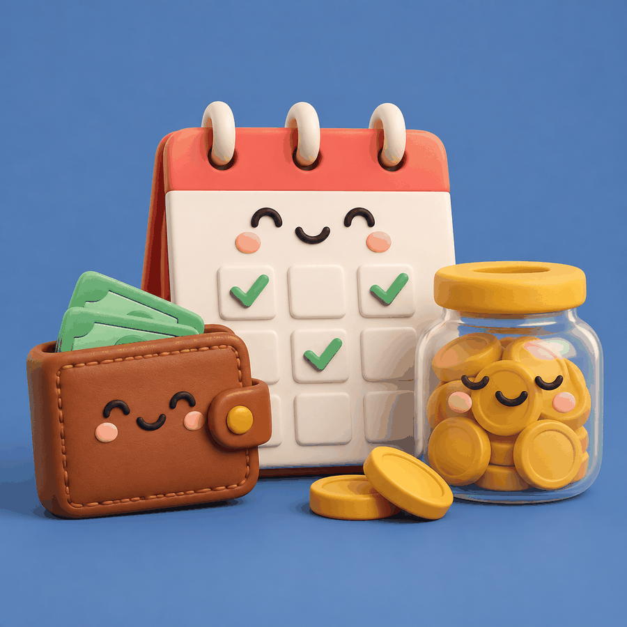 Cover of No-Spend Tracker, a printable PDF
