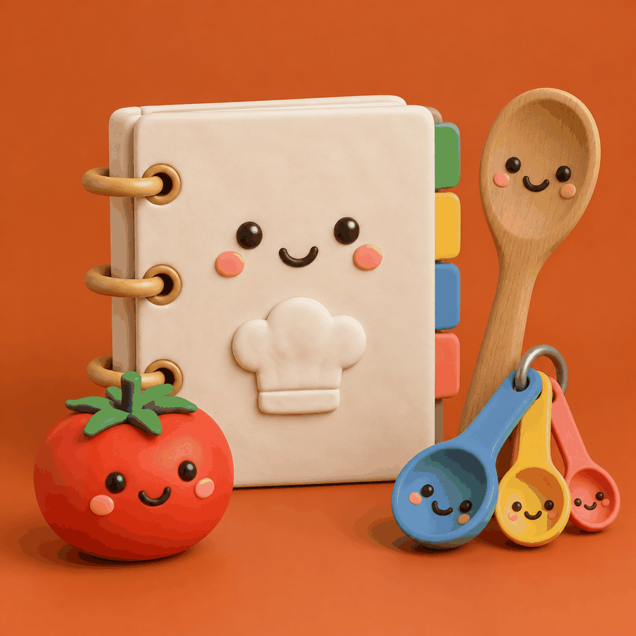 Cover of Recipe Binder Kit, a printable PDF
