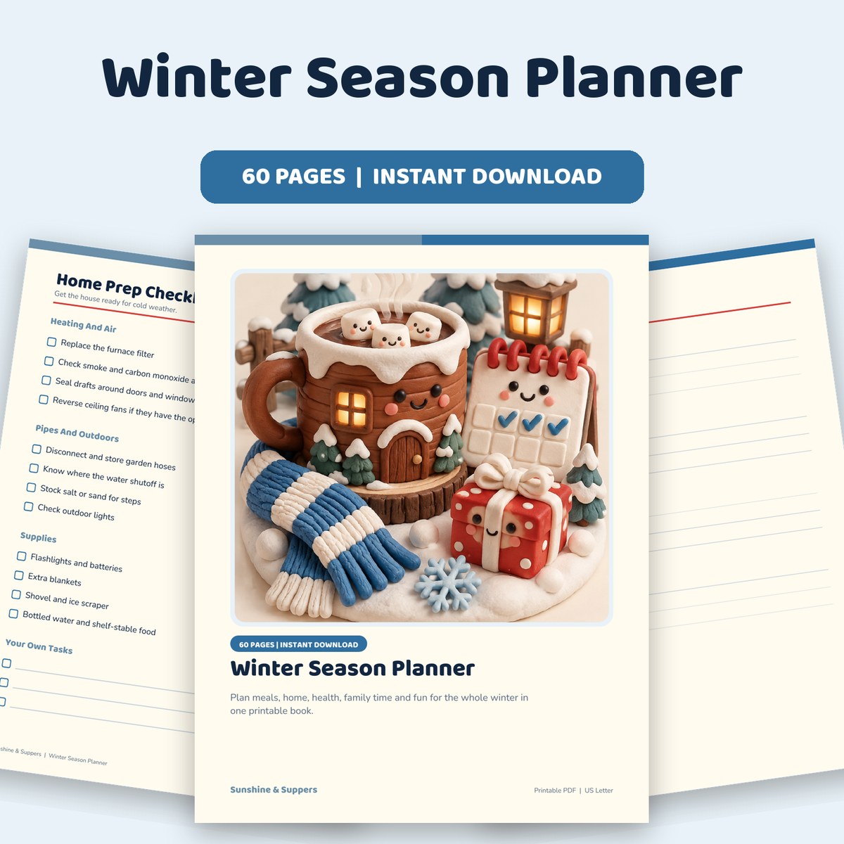 Winter Season Planner cover