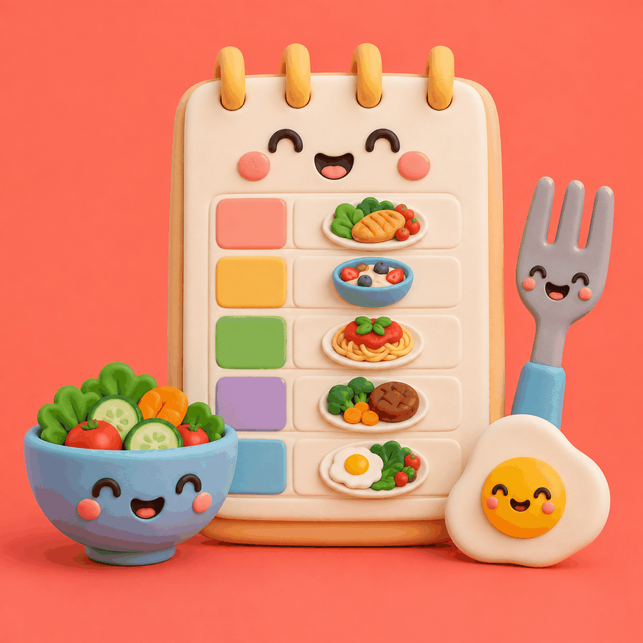 Cover of Weekly Meal Planner, a printable PDF