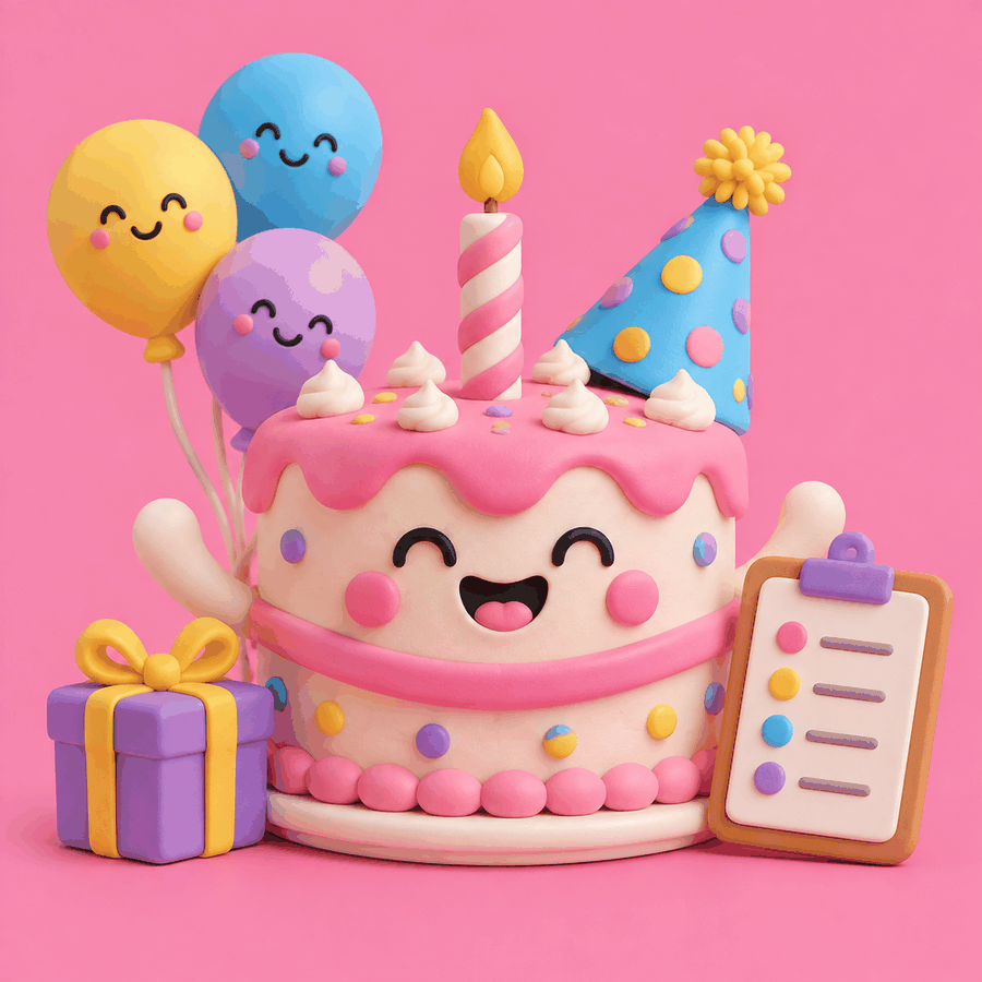 Cover of Birthday Party Planner and Games, a printable PDF