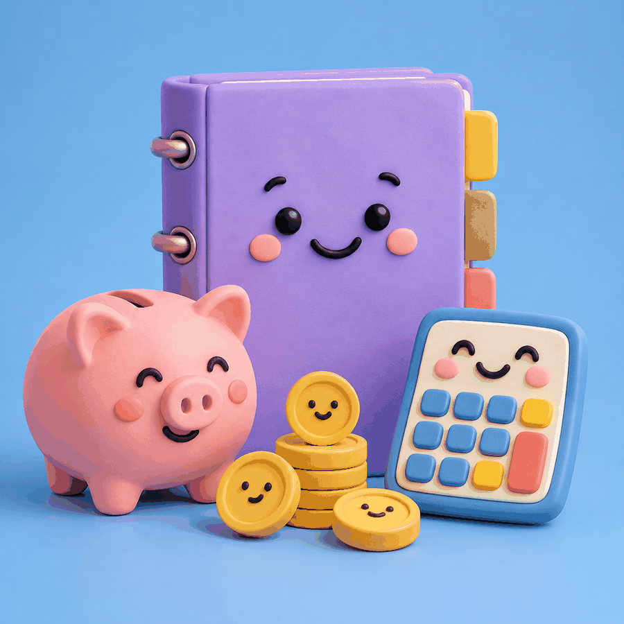 Cover of Family Budget Binder, a printable PDF